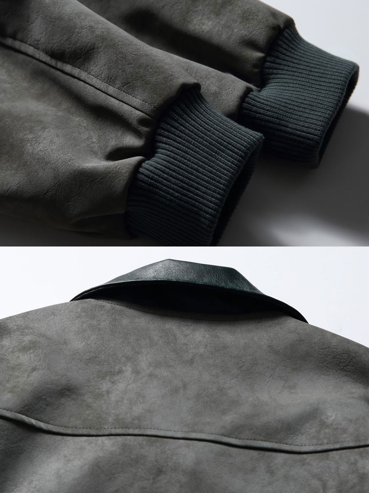 製品画像:
ヴィンテージ加工が施された大容量ポケット付きレザージャケット。クラシックなアメリカンフライトジャケットデザイン、レトロな質感と実用性を兼ね備えたアイテム。
詳細画像:
ヴィンテージ加工されたレザーと大容量ポケット、立体的なカッティングが特徴。快適なフィット感とワークウェアの要素が融合したデザイン。