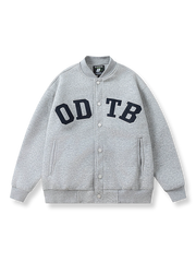 刺繍デザイン付き ベースボールジャケット