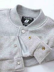 刺繍デザイン付き ベースボールジャケット