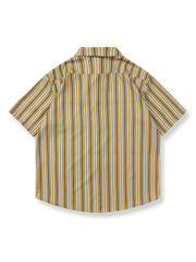 ボヘミアンストライププリント 半袖シャツ