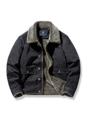 裏ボア コットン デニムジャケット