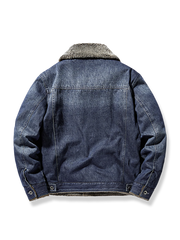 裏ボア コットン デニムジャケット