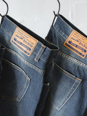 ダメージウォッシュ 赤耳デニムパンツ