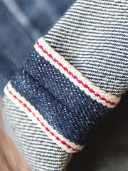 ダメージウォッシュ 赤耳デニムパンツ