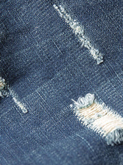 ダメージウォッシュ 赤耳デニムパンツ