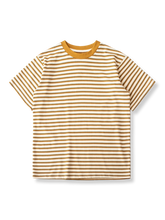 ジンジャーイエローストライプTシャツ全体像