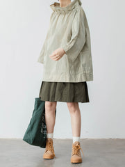 ミリタリーグリーン エラスティックハイウエスト スカート