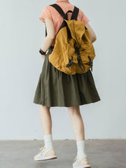 ミリタリーグリーン エラスティックハイウエスト スカート