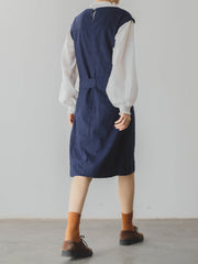 ヴィクトリアンレース飾りネック ライトホワイト ブラウス