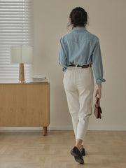 軽量デニムシャツ