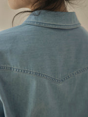 軽量デニムシャツ