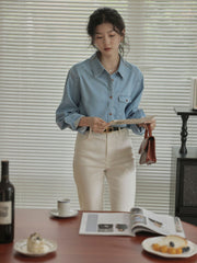 軽量デニムシャツ