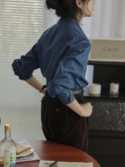 軽量デニムシャツ