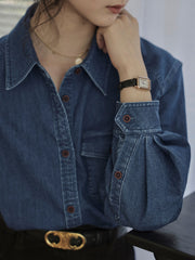 軽量デニムシャツ
