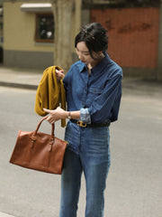 軽量デニムシャツ