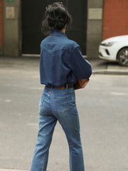 軽量デニムシャツ