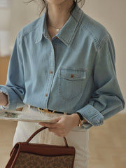 軽量デニムシャツ