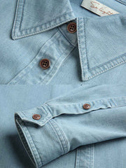 軽量デニムシャツ