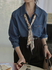 軽量デニムシャツ