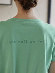 ピュアコットン ショルダーTシャツ