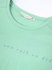 ピュアコットン ショルダーTシャツ