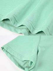 ピュアコットン ショルダーTシャツ