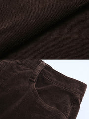 ハイウエスト コーデュロイフレアパンツ