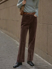 ハイウエスト コーデュロイフレアパンツ