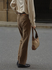 ハイウエスト コーデュロイフレアパンツ