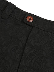 ホワイト ジャカード ハイウエストAラインスカート