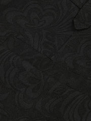 ホワイト ジャカード ハイウエストAラインスカート