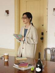 リネンライトウェイトブレザー