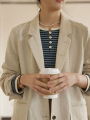 リネンライトウェイトブレザー