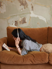 ブルーストライプロングスリーブシャツ