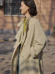 フレンチヴィンテージスタンドカラーコート