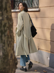 フレンチヴィンテージスタンドカラーコート