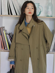 フレンチヴィンテージスタンドカラーコート