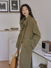 フレンチヴィンテージスタンドカラーコート