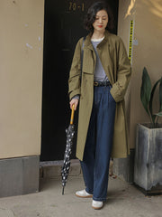 フレンチヴィンテージスタンドカラーコート