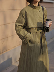 フレンチヴィンテージスタンドカラーコート