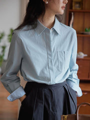 ブルールーズフィットロングスリーブシャツ
