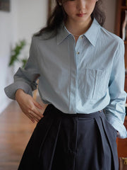 ブルールーズフィットロングスリーブシャツ