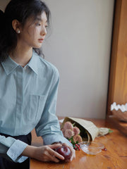 ブルールーズフィットロングスリーブシャツ