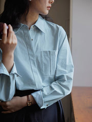 ブルールーズフィットロングスリーブシャツ