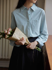 ブルールーズフィットロングスリーブシャツ