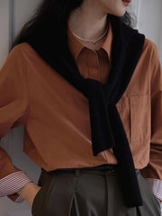 ブルールーズフィットロングスリーブシャツ