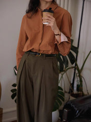 ブルールーズフィットロングスリーブシャツ