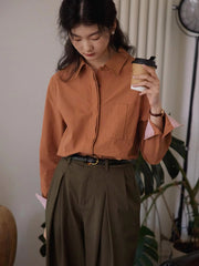 ブルールーズフィットロングスリーブシャツ