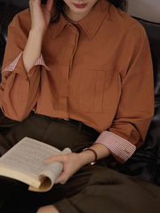 ブルールーズフィットロングスリーブシャツ