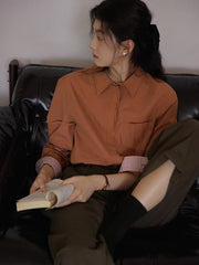 ブルールーズフィットロングスリーブシャツ